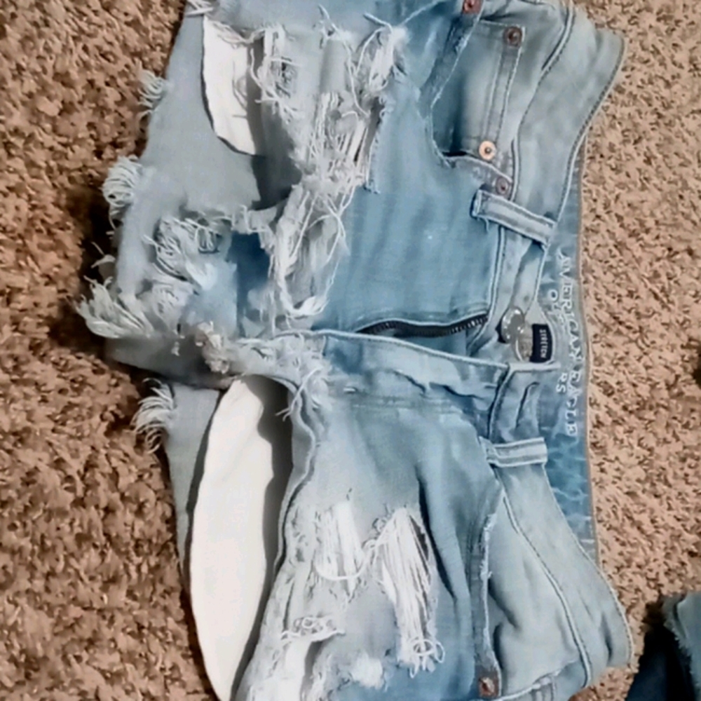A pair of American eagle shorts